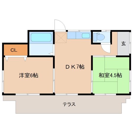 レジェンドハウス1号棟の物件間取画像